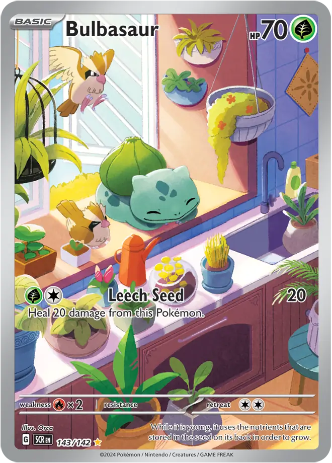 PSA 9 2024 Pokemon Bulbasaur