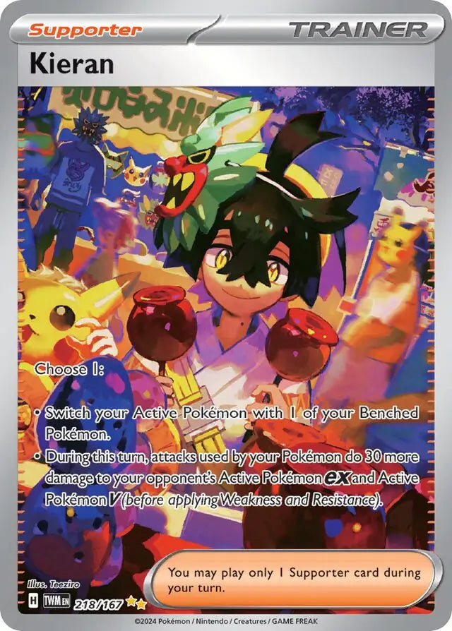 PSA 9 2024 Pokemon Kieran