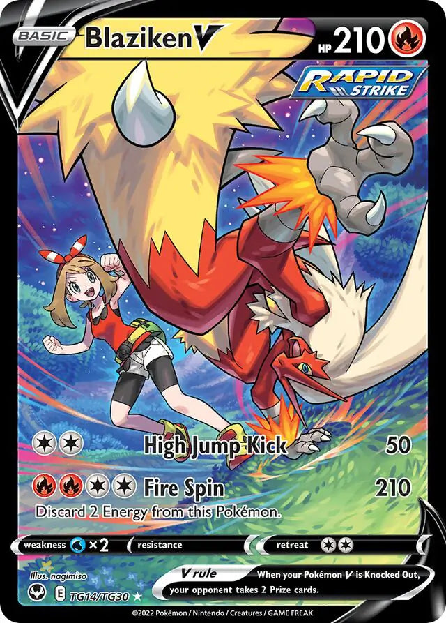 PSA 8 2022 Pokemon Blaziken V