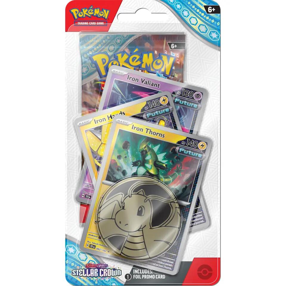 Scarlet & Violet: Stellar Crown - Premium Checklane Blister [Iron Thorns]
