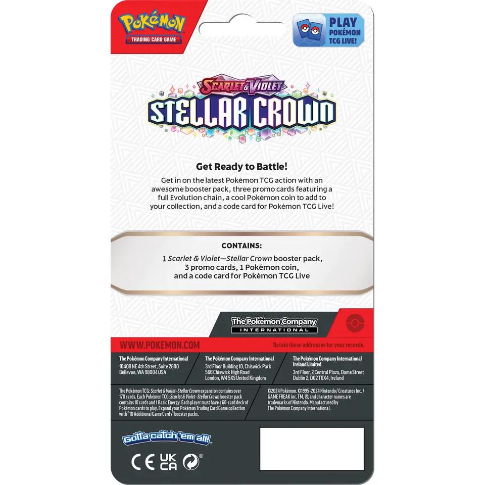 Scarlet & Violet: Stellar Crown - Premium Checklane Blister [Iron Thorns]