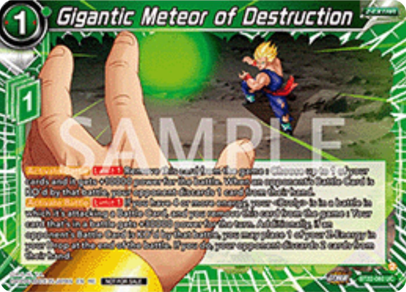 Gigantic Meteor of Destruction (Deluxe Pack 2025 Vol.2) (BT22-060) [Promotion Cards]