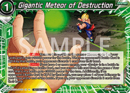 Gigantic Meteor of Destruction (Deluxe Pack 2025 Vol.2) (BT22-060) [Promotion Cards]