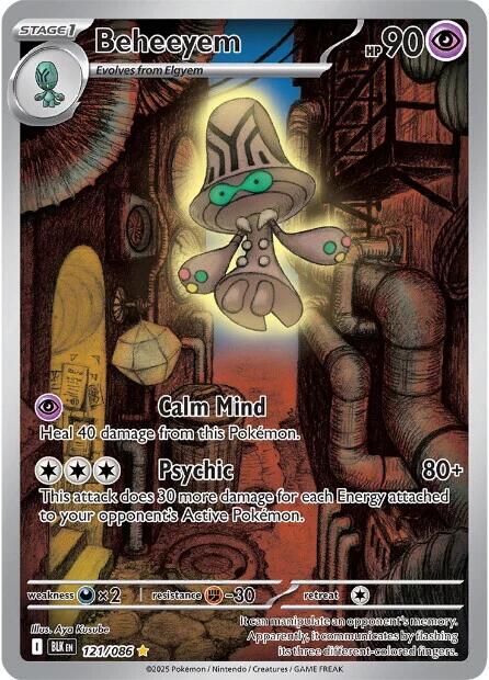Beheeyem (121/086) [Scarlet & Violet: Black Bolt]