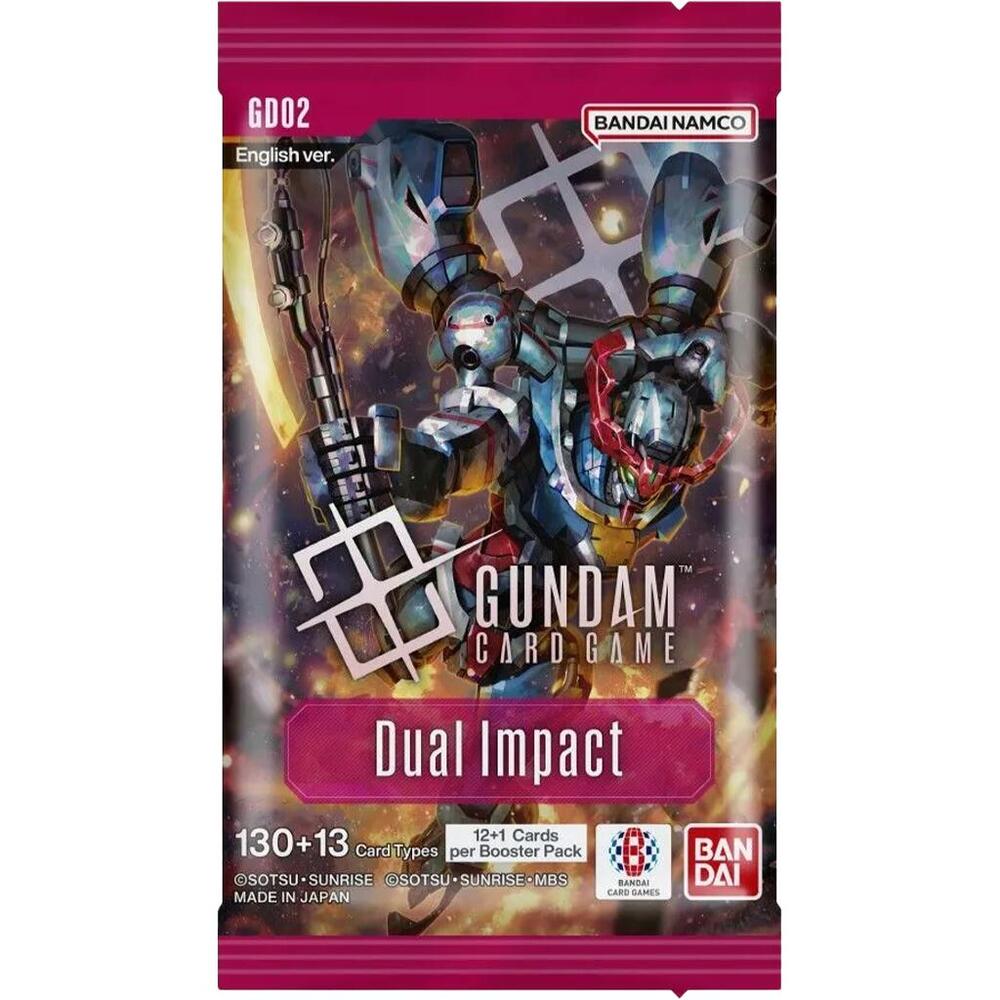 GD02 Gundam Card Game Dual Impact Sleeve Booster