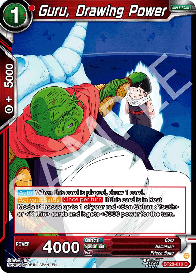Guru, Drawing Power (BT28-019) [Prismatic Clash]