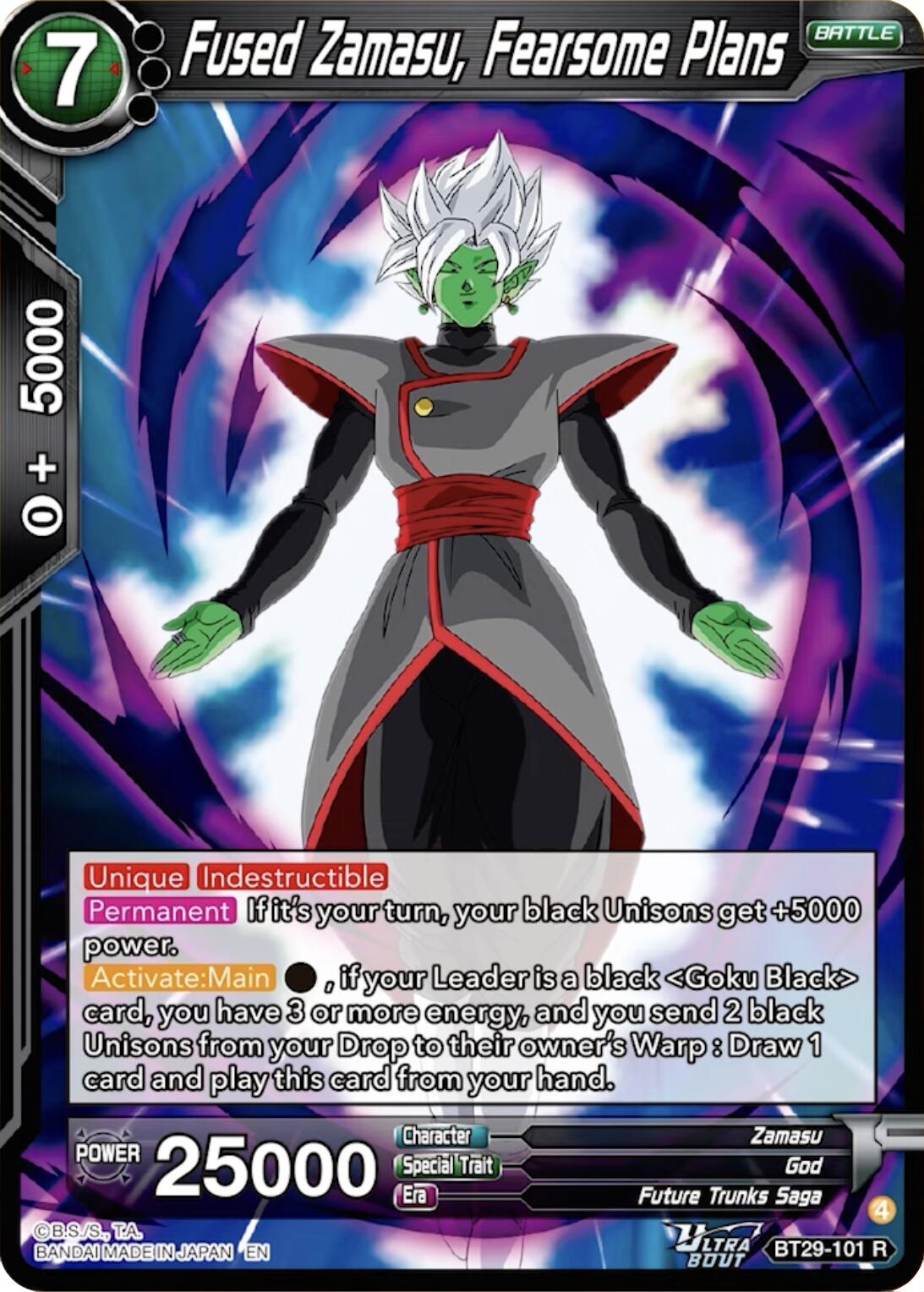 Fused Zamasu, Fearsome Plans (BT29-101) [Fearsome Rivals]